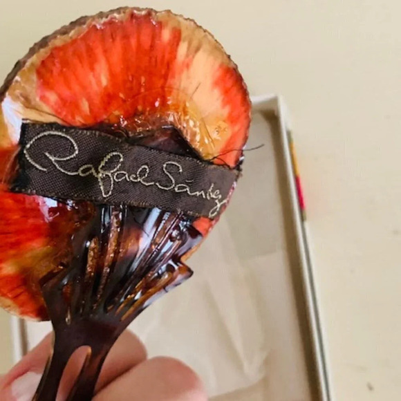 Artisan Red and Brown Hair Fork - Picture 5 of 5